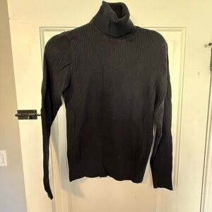 Talbots Black and Cream Sweater
